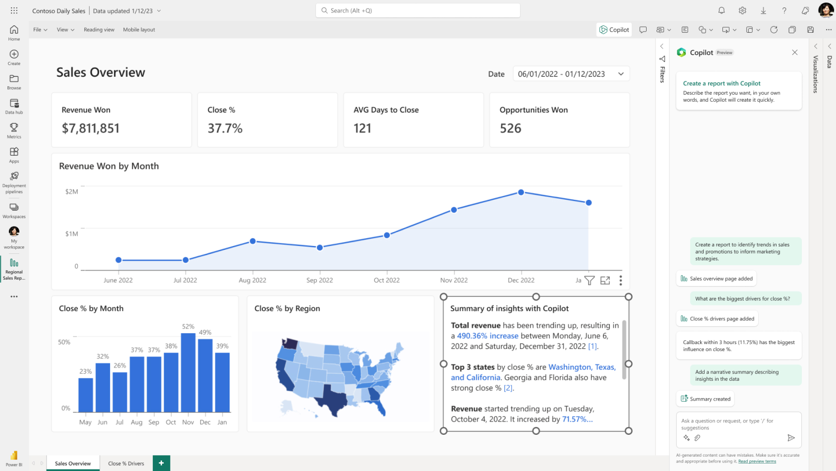 Copilot in Power BI