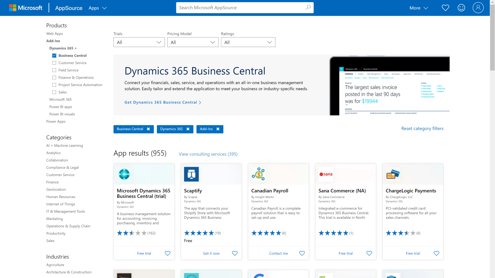 Microsoft Dynamics 365 Business Central Finance