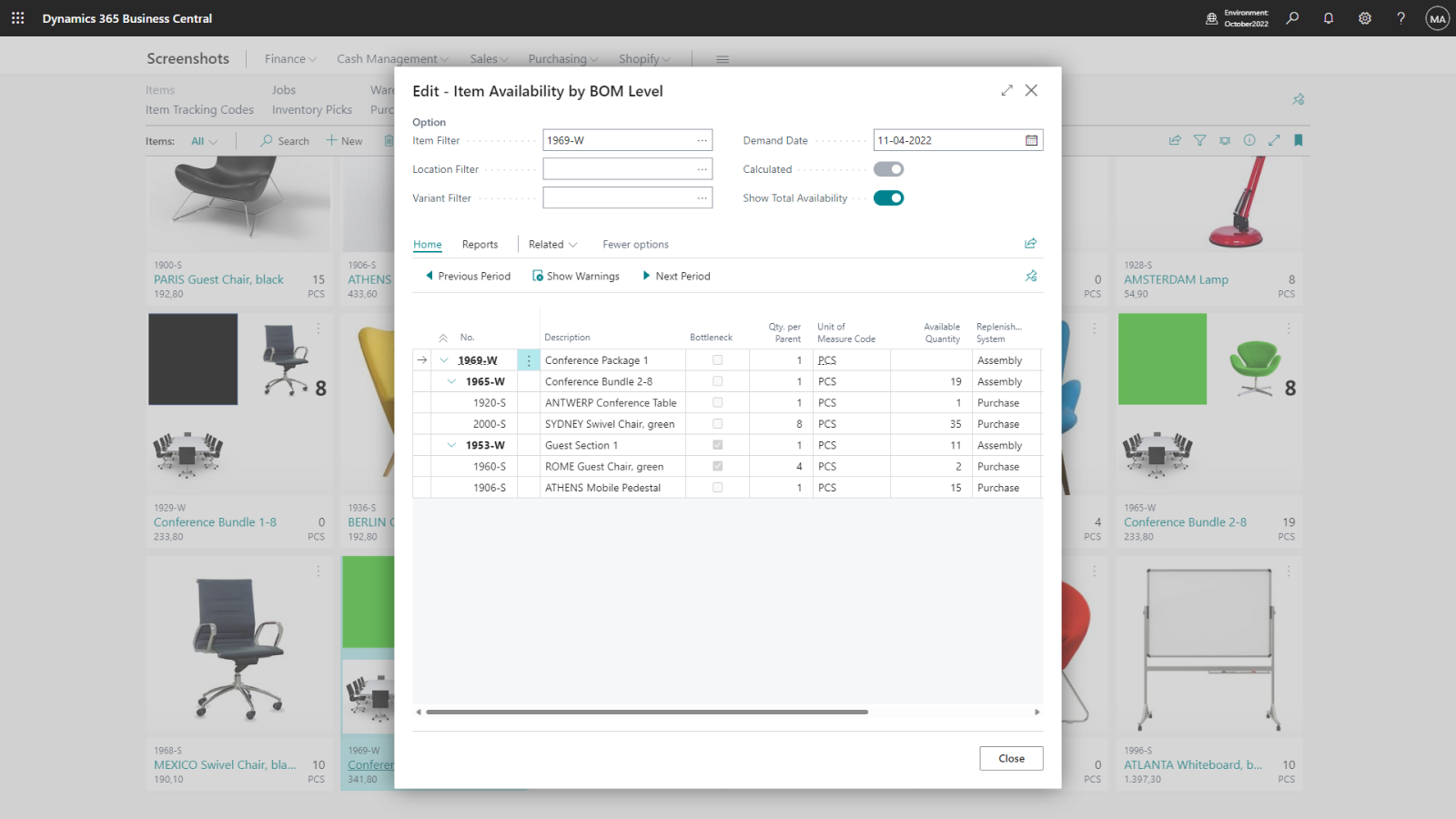 Microsoft Dynamics 365 Business Central Provide optimal manufacturing outputs