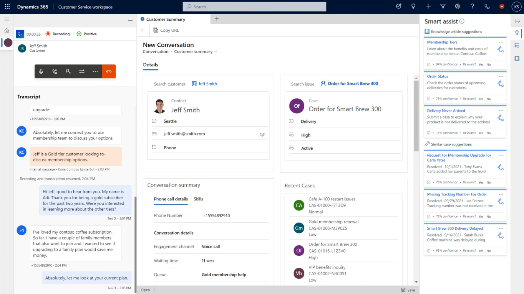 Dynamics 365 Customer Service