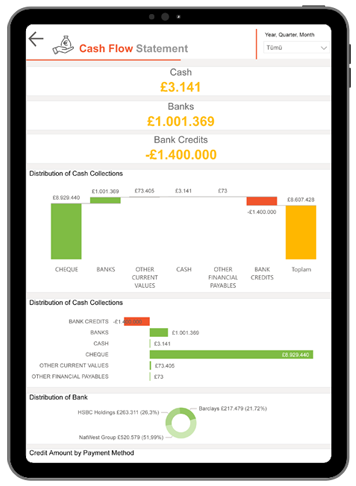 Cash Flow Statement PowerBI