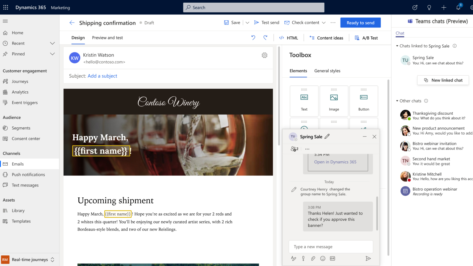 Dynamics 365 Marketing